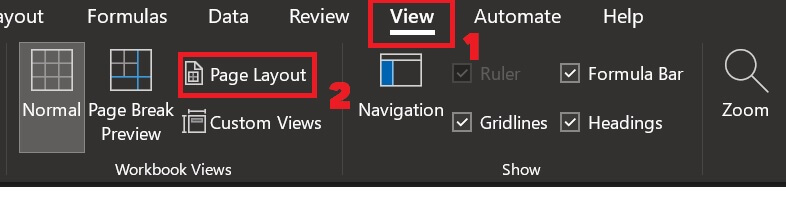 Cách cài Watermark cho file Word Excel nhanh chóng và dễ dàng 8 Cách cài Watermark cho file excel bước 2