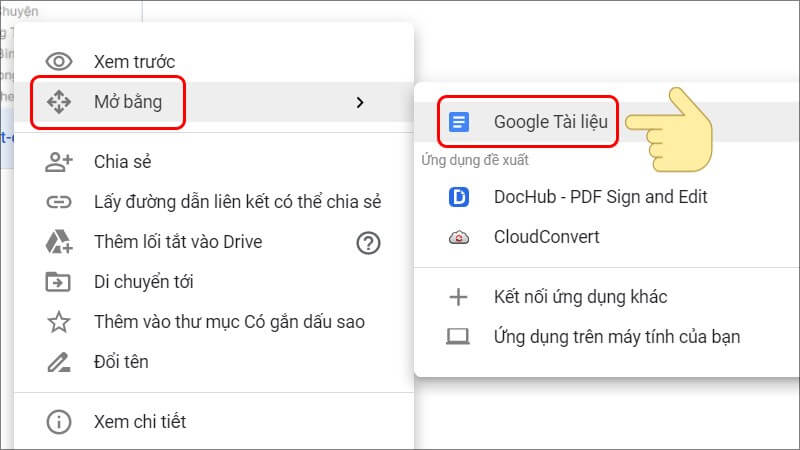 Cách chuyển hình ảnh thành văn bản đơn giản qua Google Docs 10 Cách chuyển hình ảnh thành văn bản bước 3