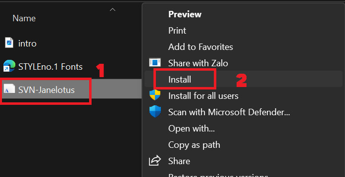Cách tạo chữ ký trong word bước 1
