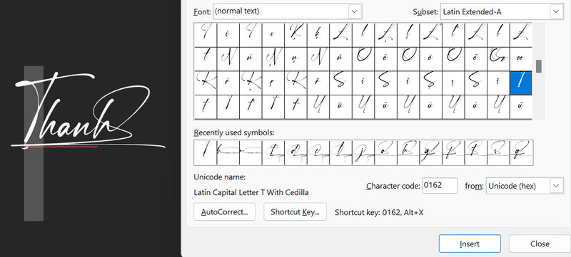 Cách tạo chữ ký trong word bước 7
