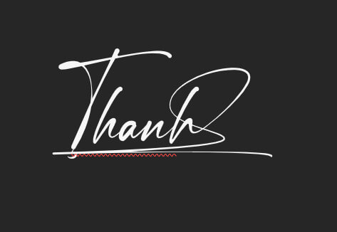 Cách tạo chữ ký trong word kết quả