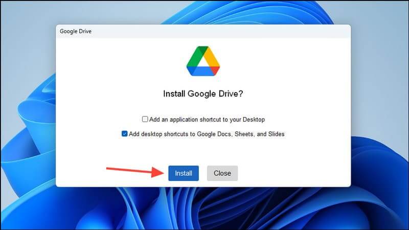 Hướng dẫn sử dụng Google Docs không cần mạng 5 Dùng google docs không cần mạng với Install Google Drive