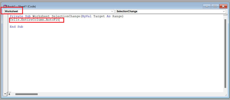 Cách thiết lập auto co dãn kích thước dữ liệu trong Excel 5 Hướng dẫn autio co dãn kích thước dữ liệu trong exceli bước 2