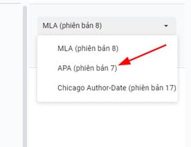Hướng dẫn trích dẫn tài liệu tham khảo chuẩn APA bước 3