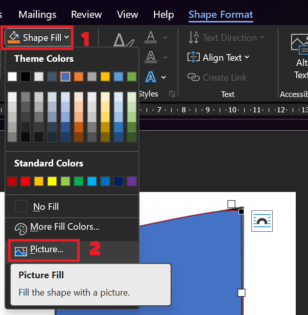 Thủ thuật chèn ảnh khớp khung trong word chuyên nghiệp bước 5