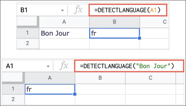 14 hàm Google Sheets hữu ích mà Excel không hỗ trợ 14 DETECTLANGUAGE-GoogleSheetsFunctionsNotExcel-4