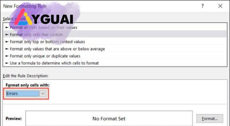 Cách auto tự động đánh dấu lỗi trong Excel 1