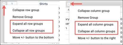 Gom nhóm hàng và cột Google Sheets: Cách làm chi tiết từ A-Z 12 Cách mở rộng và thu gọn toàn bộ nhóm hàng/cột trong Google Sheets