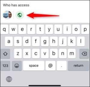 Tắt quyền chia sẻ Google Docs qua liên kết trên điện thoại 3