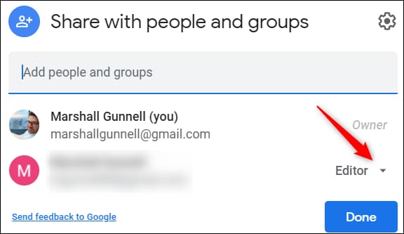 Tắt quyền chia sẻ qua Email 2