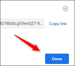Tắt quyền chia sẻ qua liên kết 5